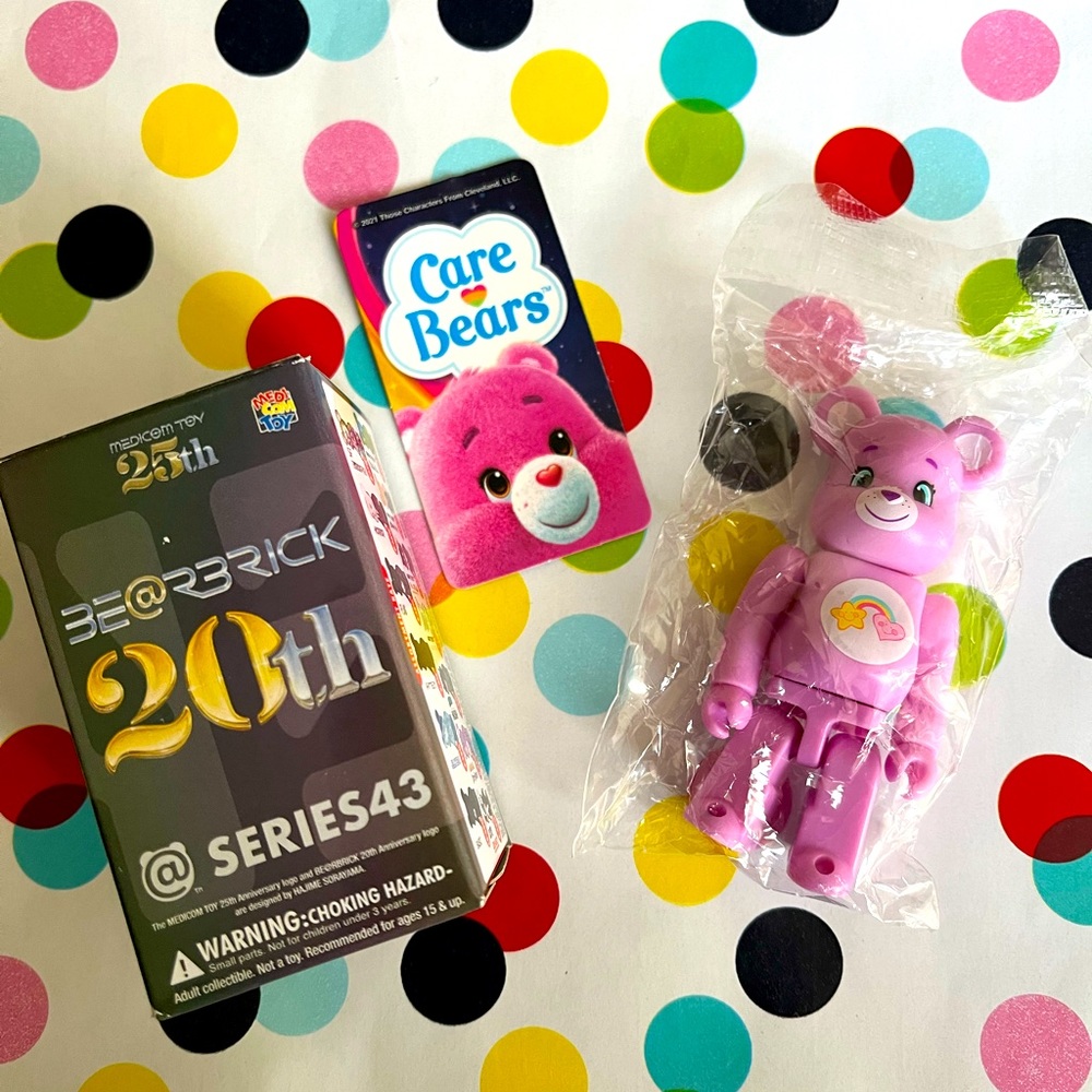 Series43 Be@rbrick 100% Care Bear Best Friend Bear